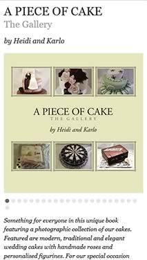 Mobile optimisation for A Piece of Cake – the book