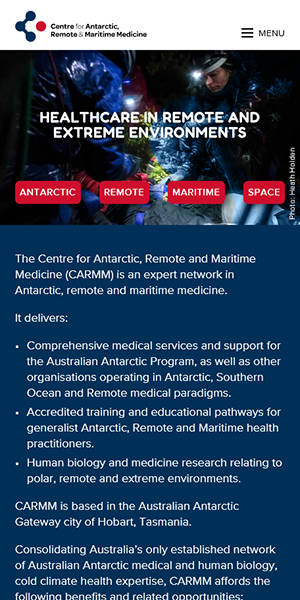 Centre for Antarctic, Remote & Maritime Medicine phone view