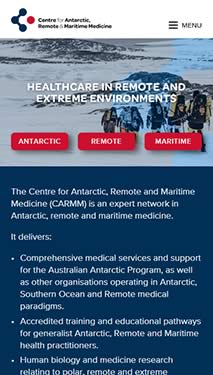 Centre for Antarctic, Remote & Maritime Medicine phone view