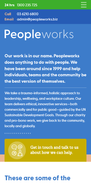 Peopleworks phone view