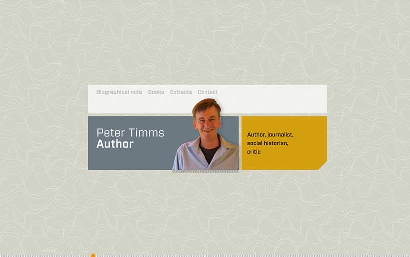 Peter Timms, Author website