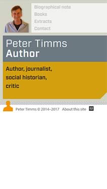 Peter Timms, Author mobile edition