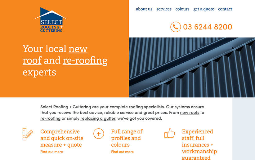 Select Roofing + Guttering