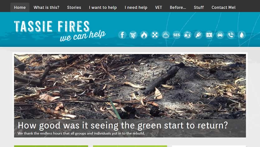 Tassie Fires – we can help